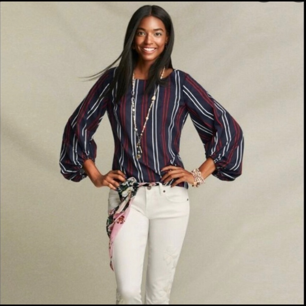 CAbi Flag Blouse